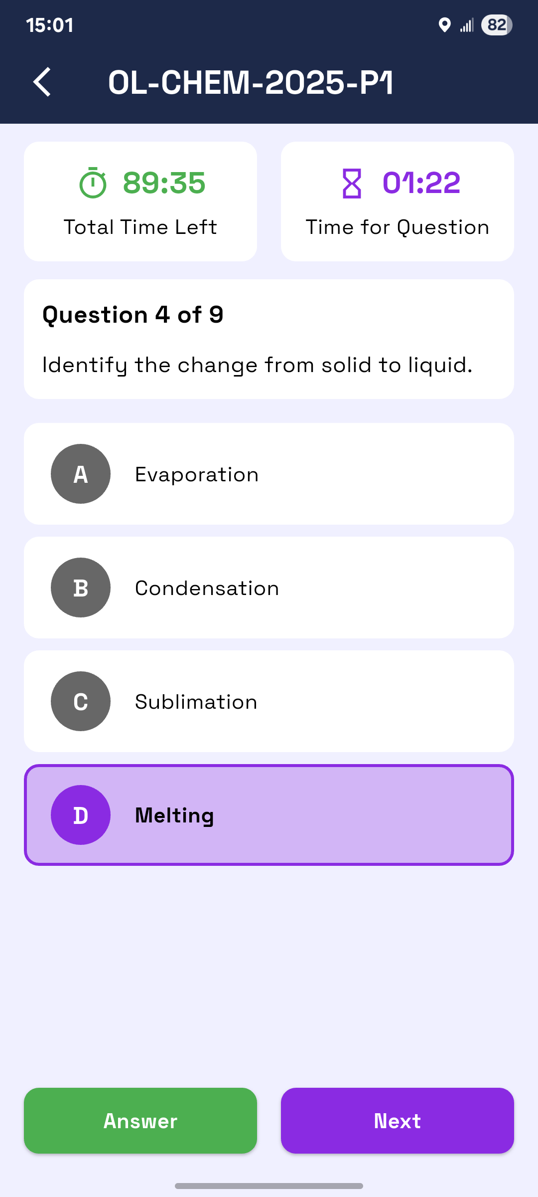 Practice Mode Session